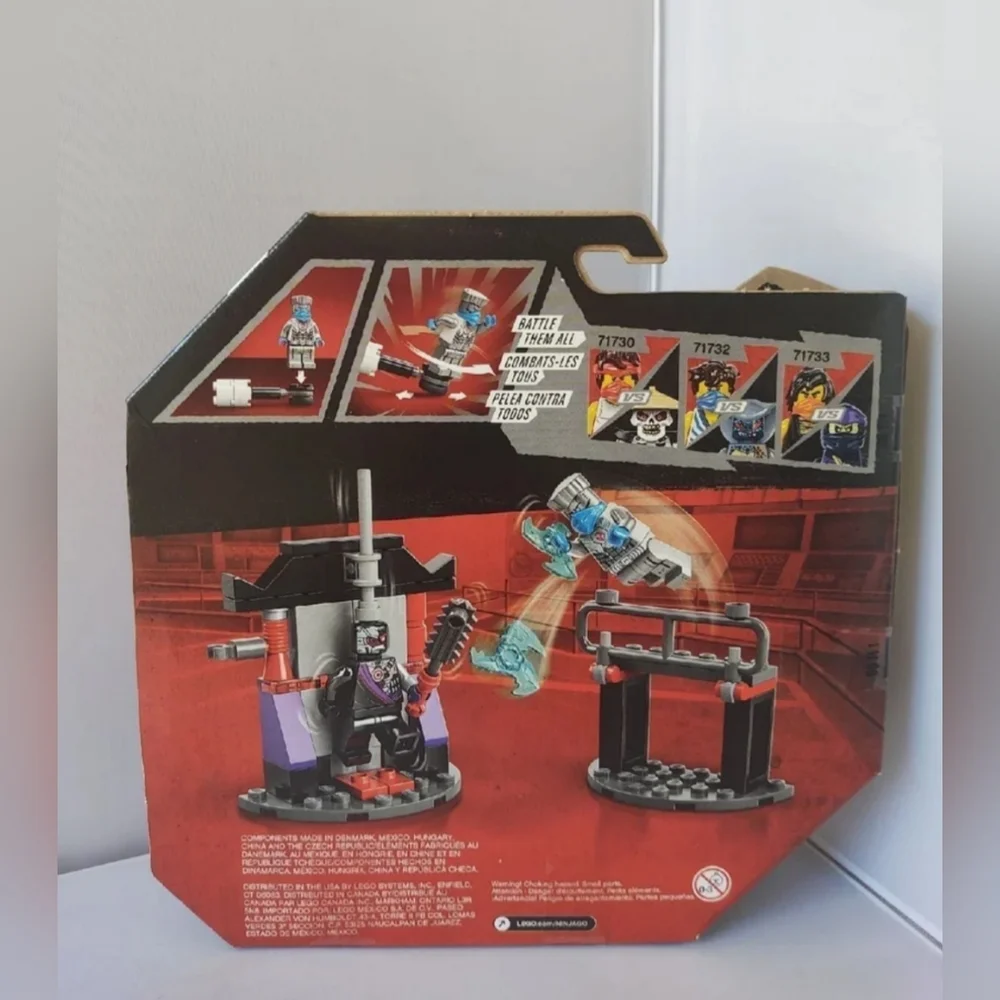 Zane vs Nindroid Lego Ninjago Battle Set 71731 NWT Building Toy Set
